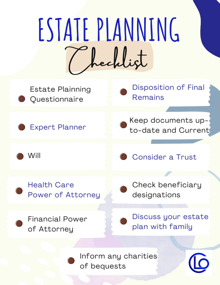 The ULTIMATE Estate Planning Checklist Community Law Office